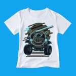 Military truck print